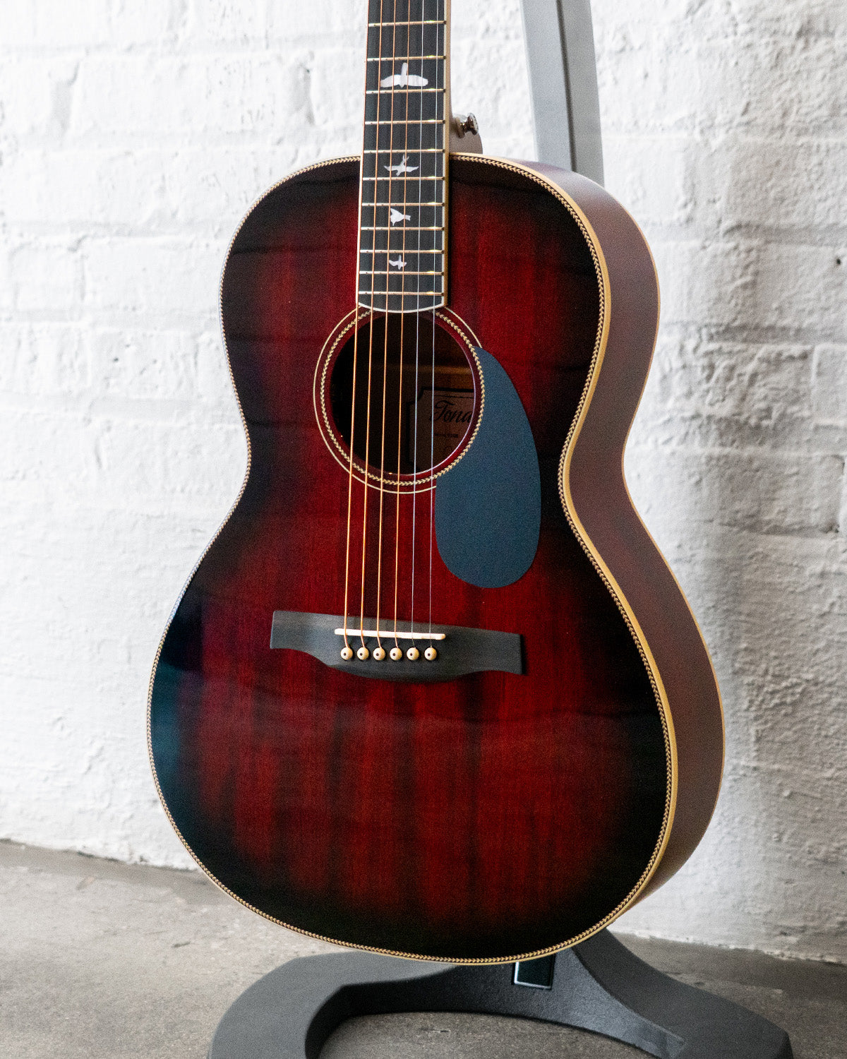 PRS Parlor Acoustic - Fire Red Burst Gloss Top Satin Back