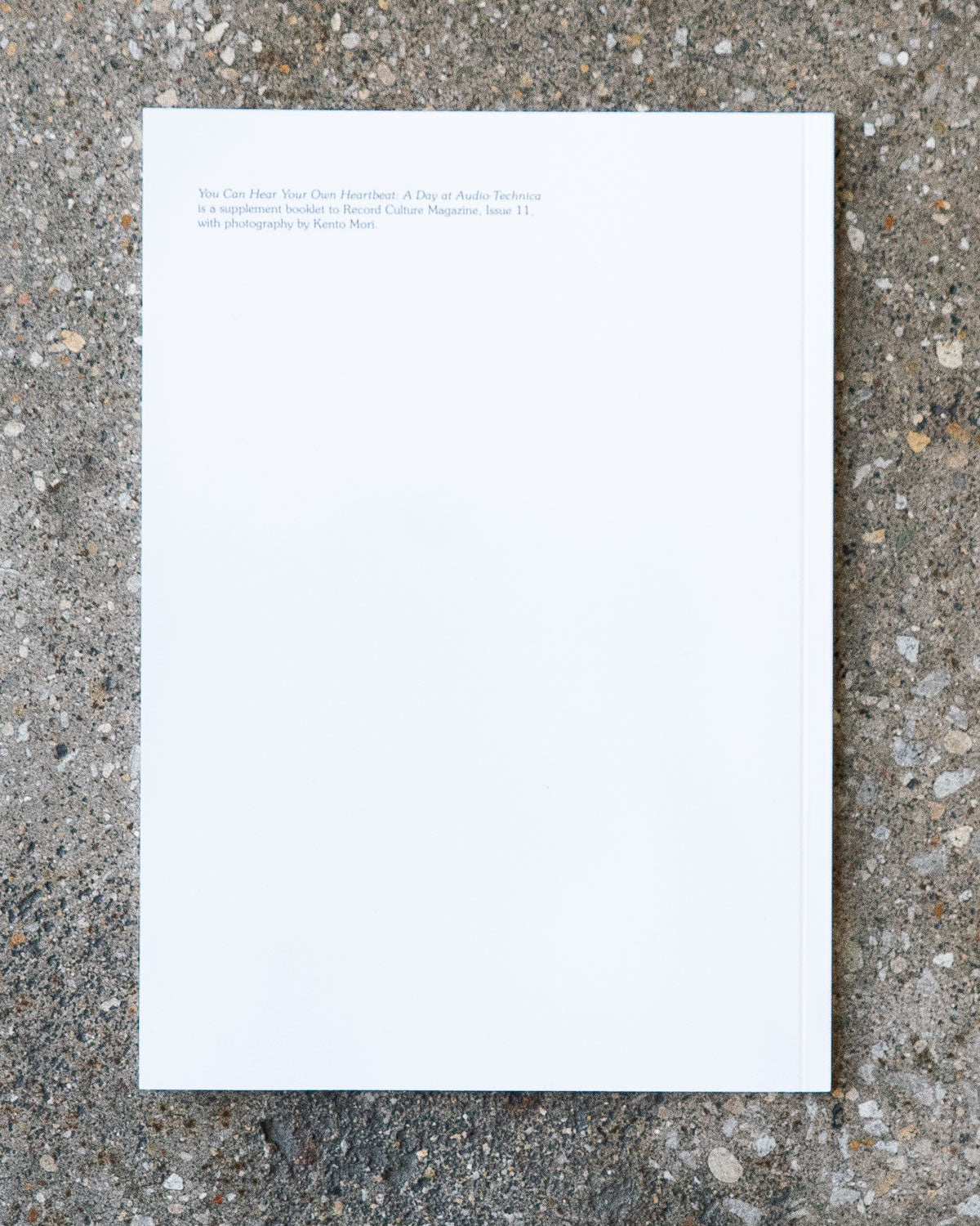Record Culture Magazine #11 + Supplement – FRET12
