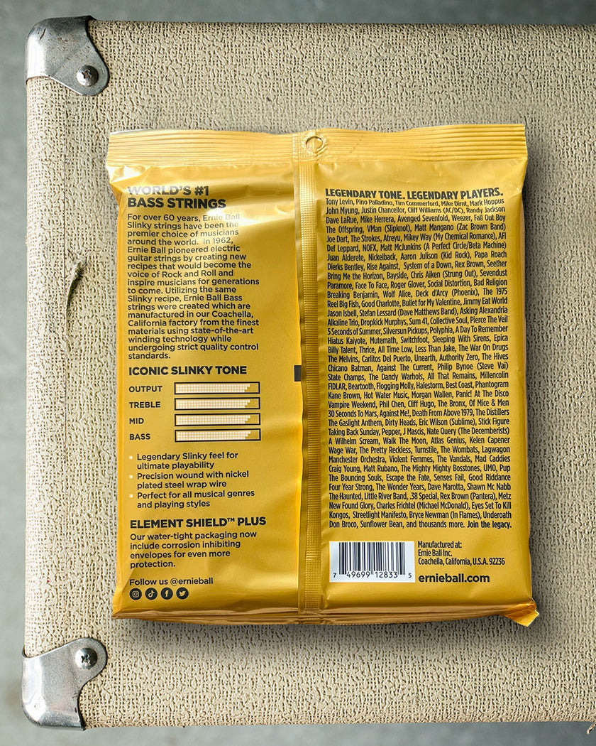 Ernie Ball Hybrid Slinky Nickel Wound 45-105 Electric Bass Guitar Strings