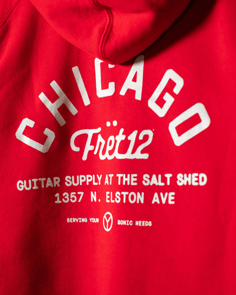 GUITAR SUPPLY AT SALT SHED HOODIE - RED