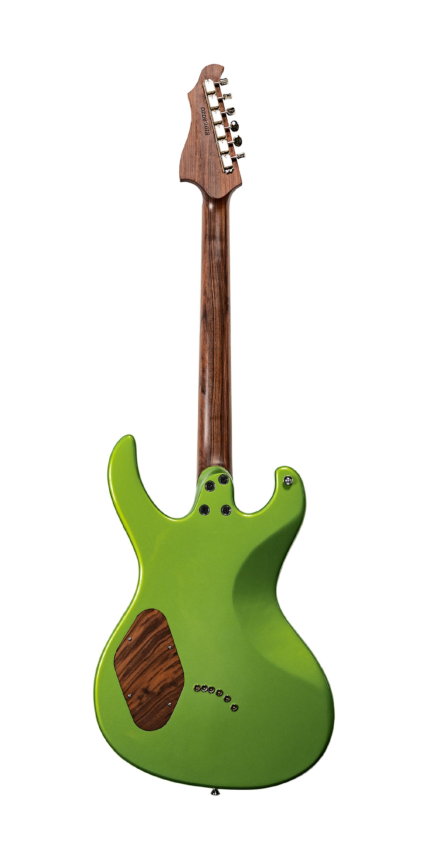 Crown Handcrafted Exaggerated Mosrite - Alien Green