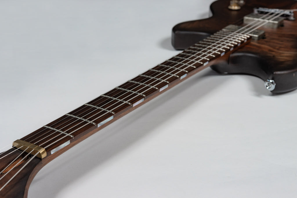 Crown Handcrafted Offset Guitar - Natural Cedar