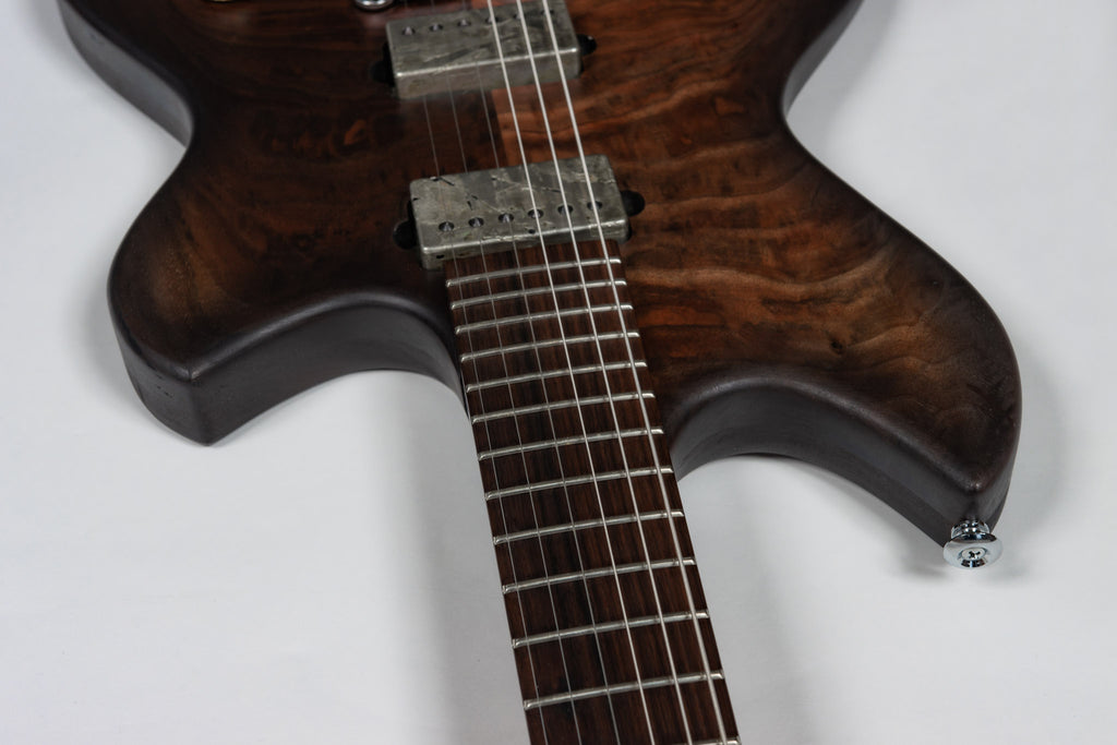Crown Handcrafted Offset Guitar - Natural Cedar