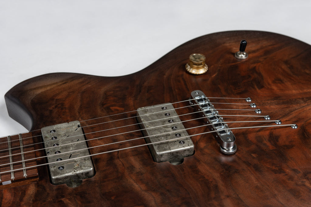 Crown Handcrafted Offset Guitar - Natural Cedar