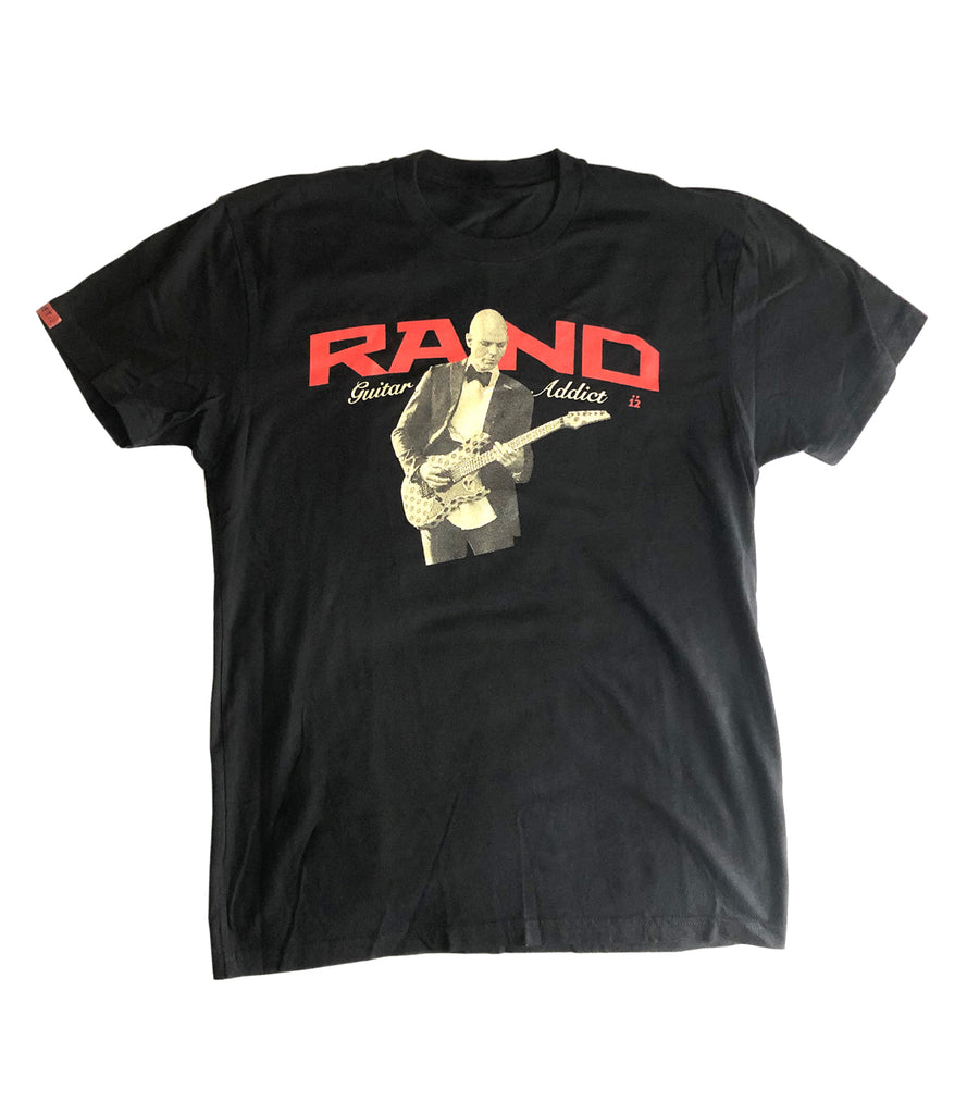 JOSH RAND (Stone Sour) GUITAR ADDICT TEE – BLACK