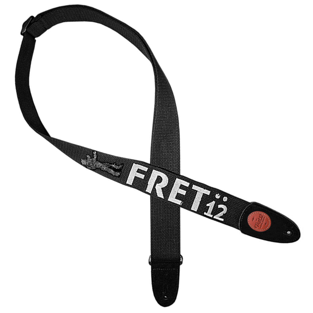 FRET12 STRING THING GUITAR STRAP - BLOCK LOGO