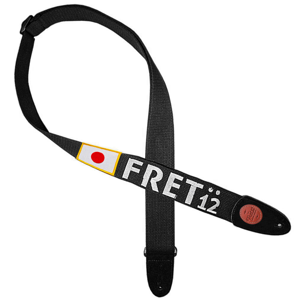 FRET12 JAPAN FLAG GUITAR STRAP