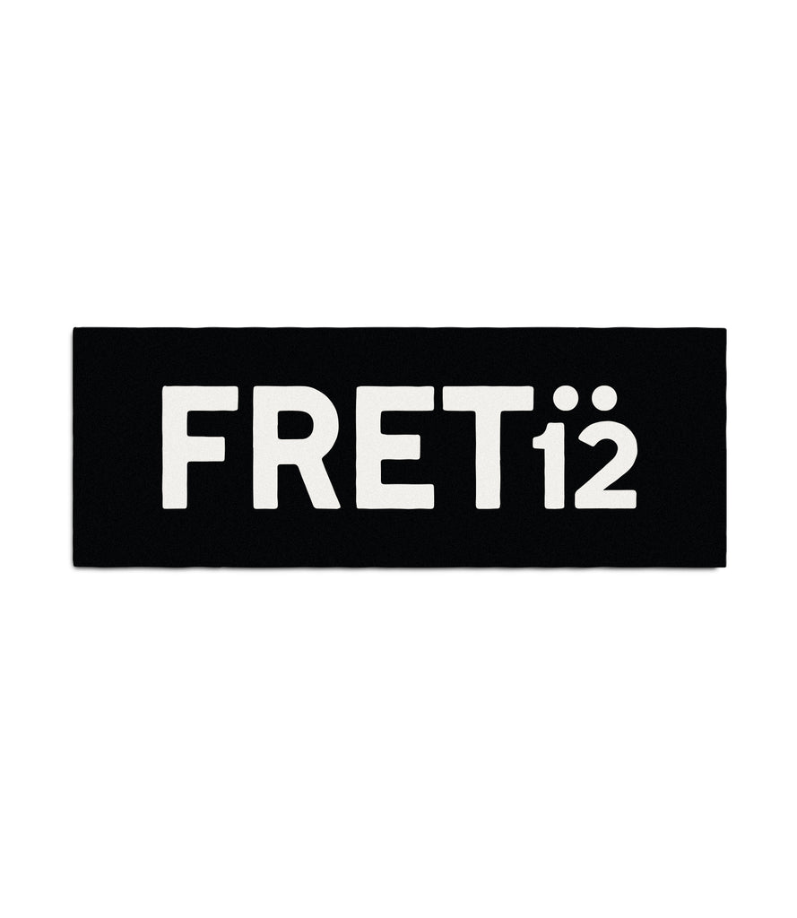 FRET12 OG Logo - Black – STICKER