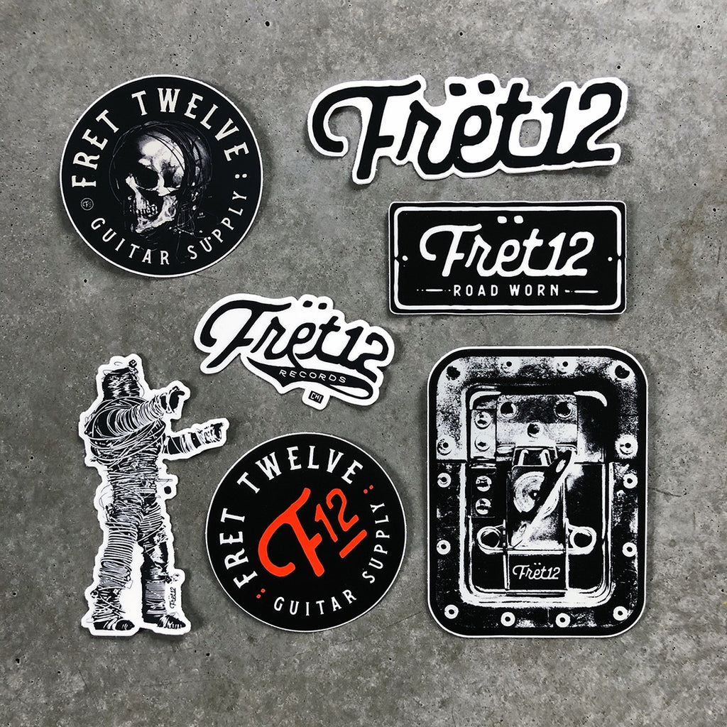 FRET TWELVE GUITAR SUPPLY – STICKER