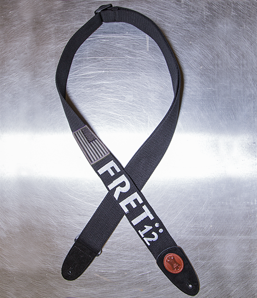 FRET12 MONOCHROME FLAG GUITAR STRAP