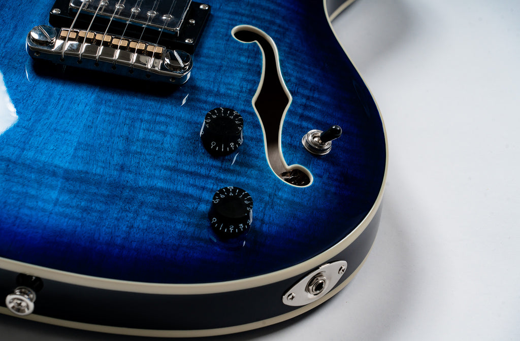 PRS SE Hollowbody II - Faded Blue Burst