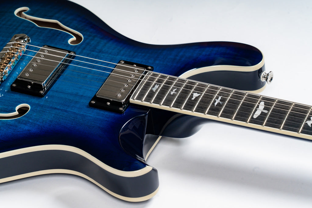 PRS SE Hollowbody II - Faded Blue Burst