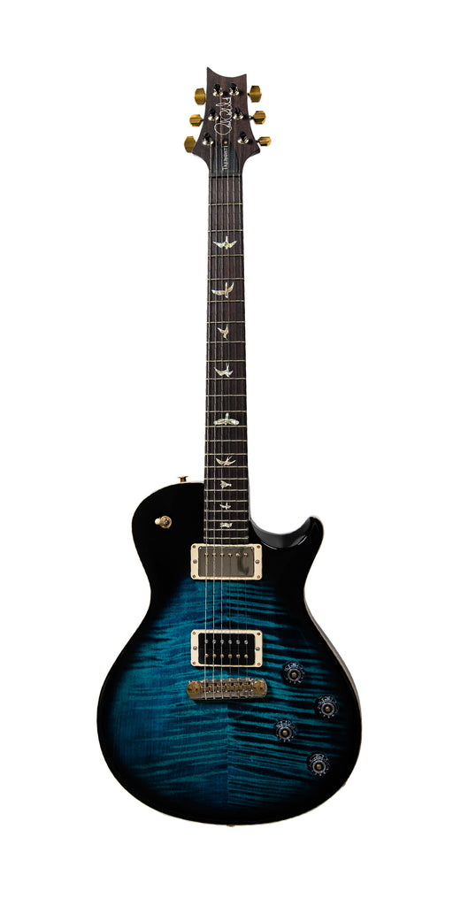 PRS Mark Tremonti Signature Custom Color 10 TOP - Blue Flame w/ Black Smoked Burst 