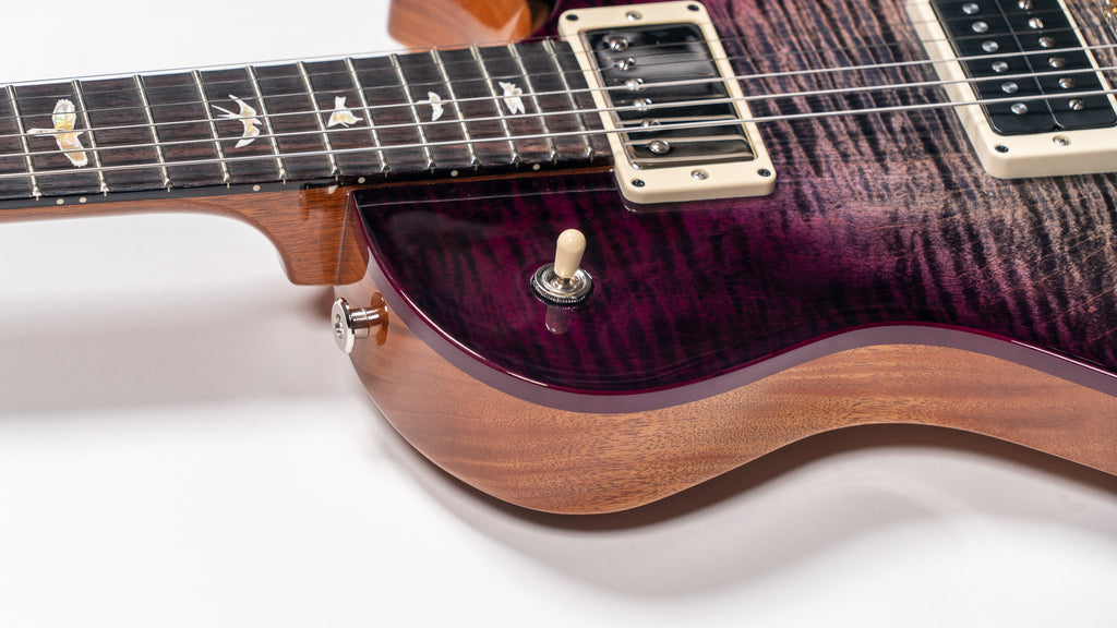 PRS Mark Tremonti Signature in Grey Black Purple Wrap Burst + Natural Back! *CUSTOM COLOR* (Stoptail)