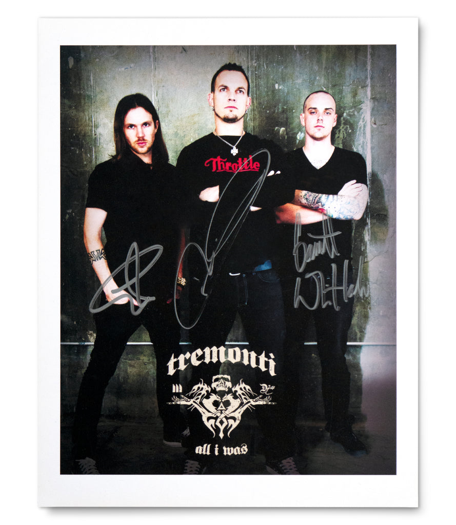 Limited Edition TREMONTI "All I Was" Autographed Photo