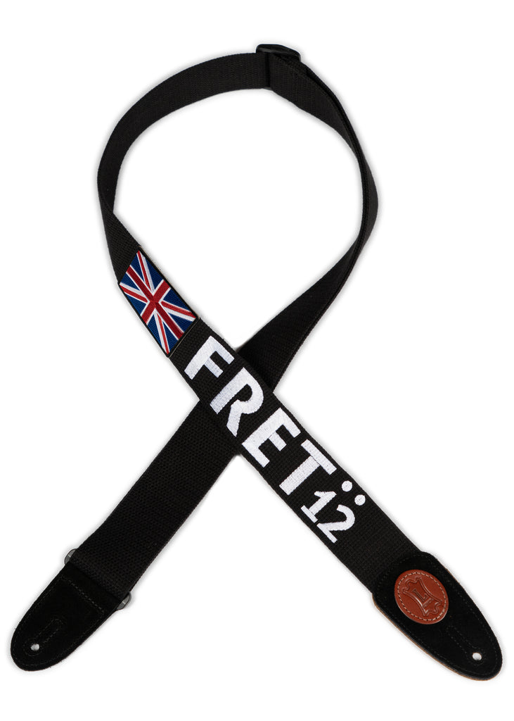 FRET12 BRITISH FLAG GUITAR STRAP