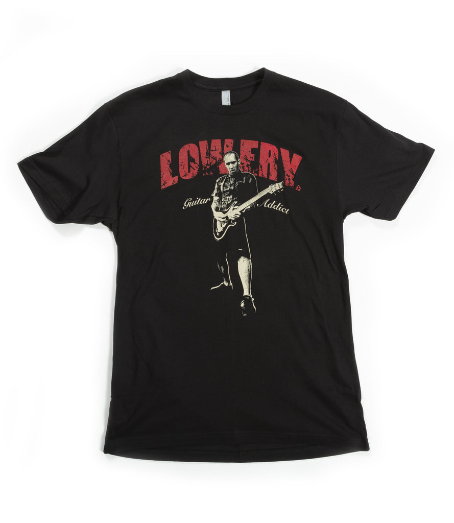 CLINT LOWERY (Sevendust) GUITAR ADDICT TEE – BLACK