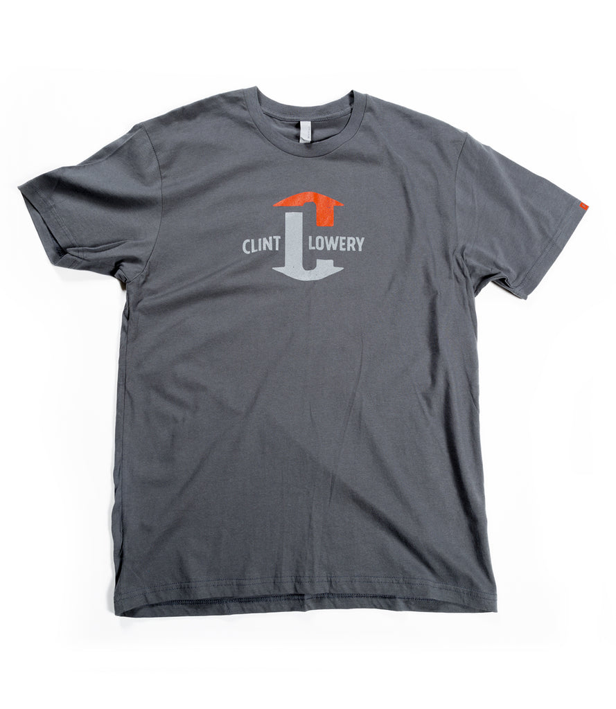 CLINT LOWERY (Sevendust) LOGO TEE – GRAY